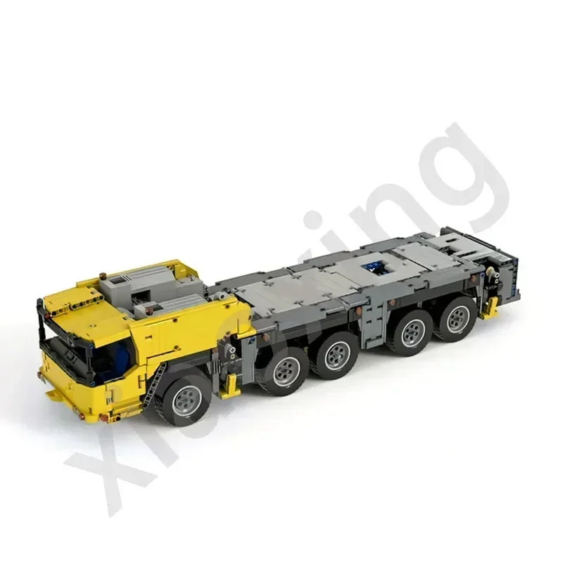 MOC-86030 รถเครนขนส่งสินค้าเคลื่อนที่ รุ่น City Building บล็อกประกอบ 4204 ชิ้นส่วน MOC ของเล่นสร้างสรรค์สำหรับเด็กผู้ชาย ของขวัญวันเกิด