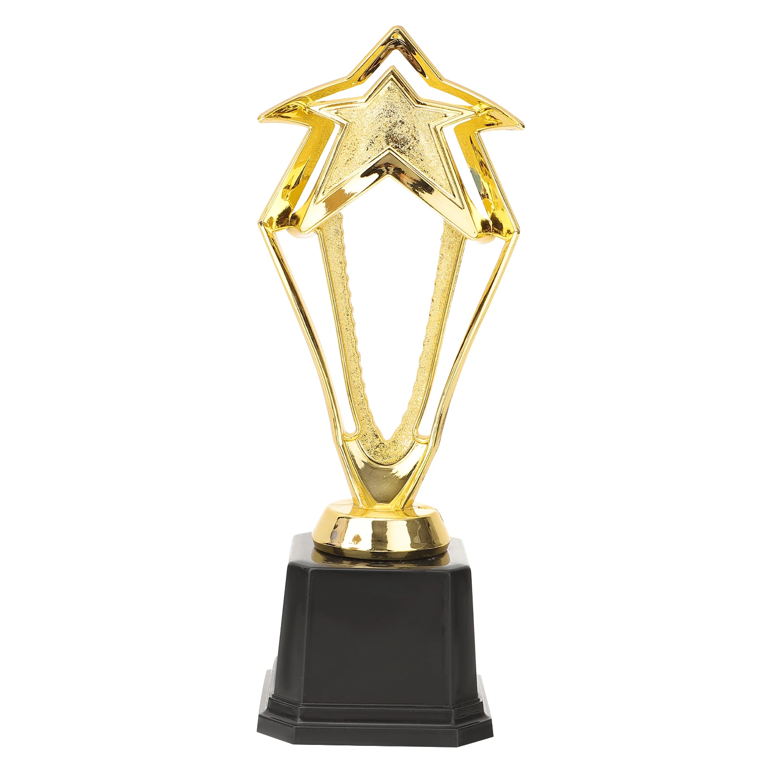 

Pentagram Trophy Golden Cup Plastic Base Mini Award Ceremony Party Favor Elementary School Supplies Commemorative Souvenir
