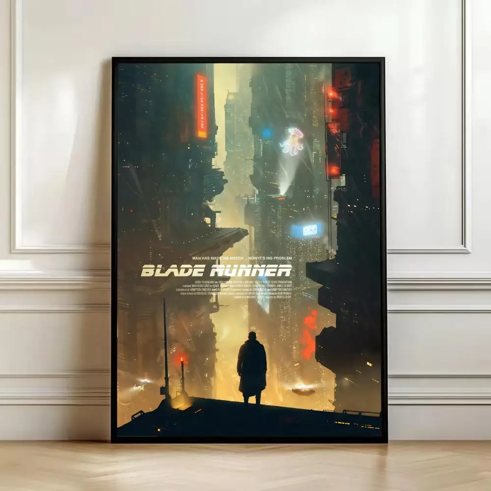 Retro Movie Blade Runner Painting Calligraphy HD Art Wall Waterproof Home Living Room Bedroom Bar Decorative Paintings