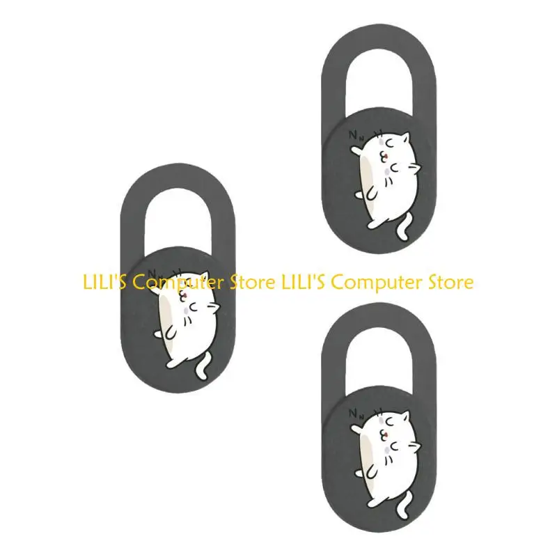 A52B 3PCS Cover Cover Slide Cartoon Catten Cover Commanc