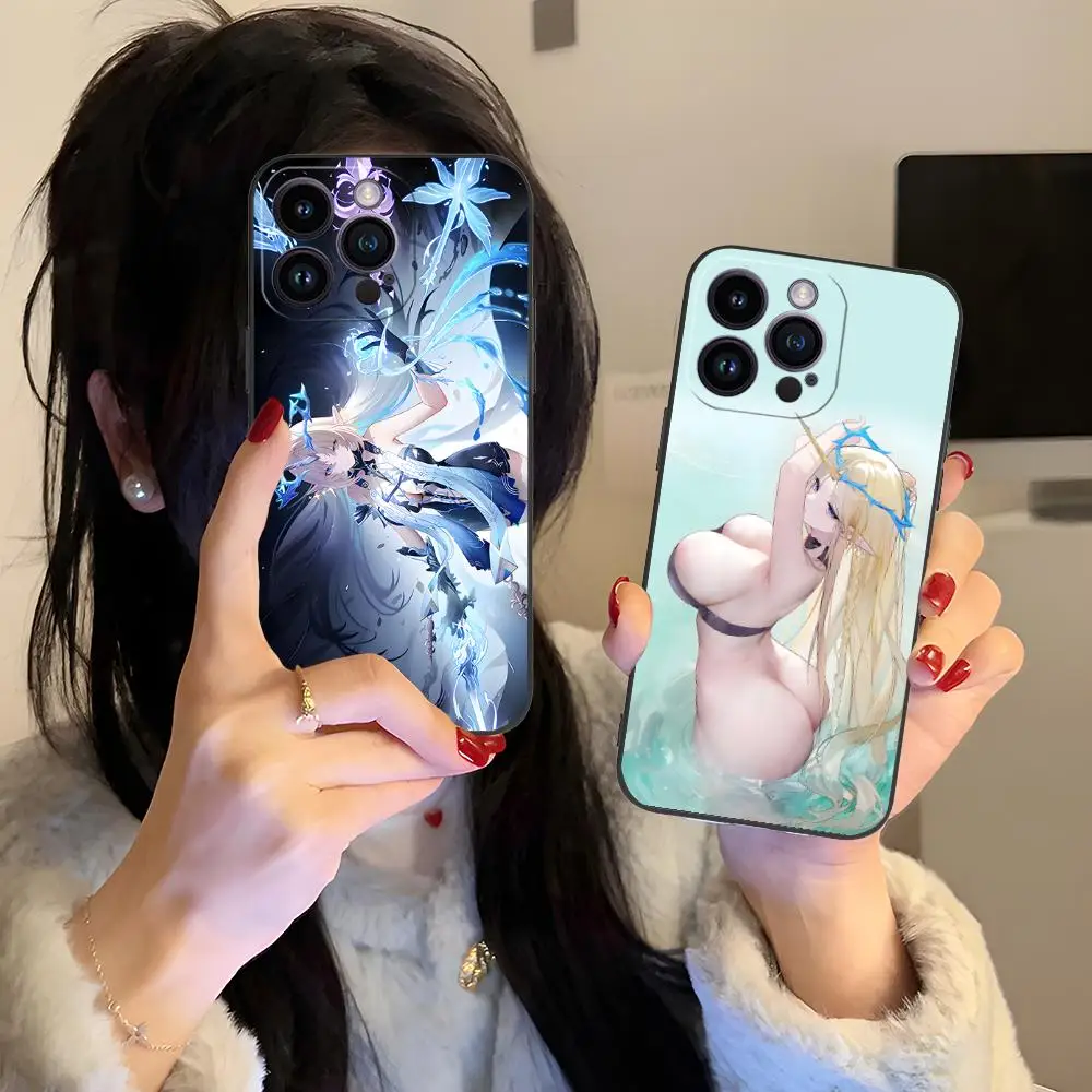 

Чехол для телефона Wuthering Waves Fleurdelys для iPhone 17, 16, 15, 14, 13, 12, 11 X XR XS 8 7 Pro Max Plus, мини-цветный защитный роскошный чехол