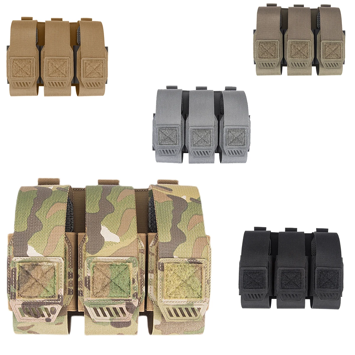 

Tactical Triple magazine pouch MOLLE Hunting Vest Accessory Tool Bag for Airsoft Paintball War Games Hunting Apparel Etc