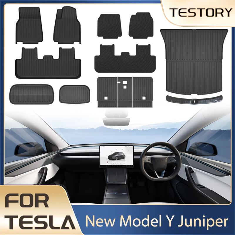 Tesla Model Y Juniper用 フロアマット 右ハンドル 13個 特別割引