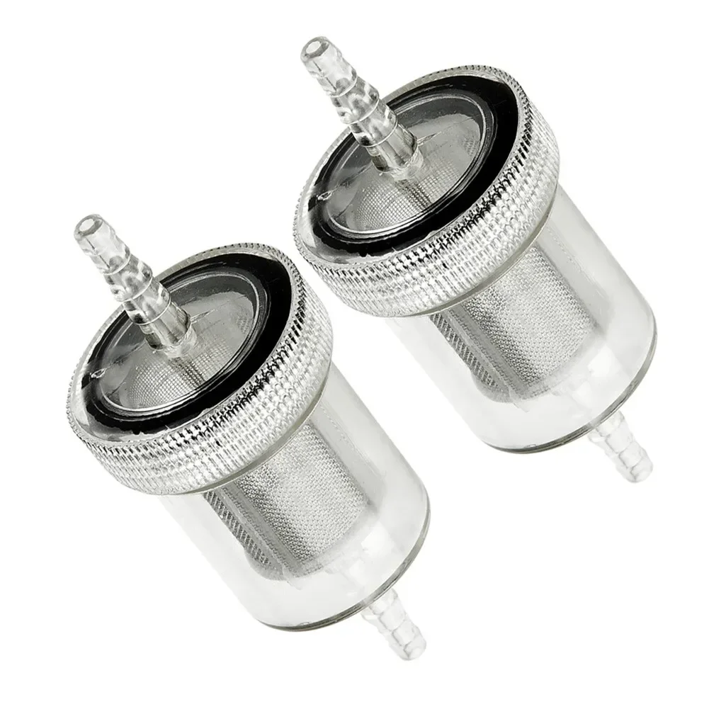 2Pcs Diesel In-Line Fuel Filter Kit  Fit For Eberspacher Air Heater Diesel Set 4mm ID Fuel Hose Brand New And High Quality