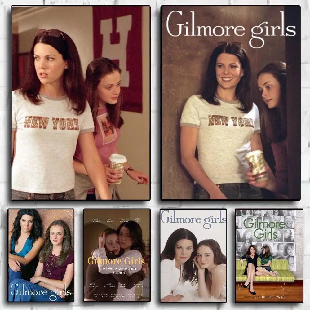 TV Series G-Gilmore Girls Poster Modern  Wall Art Aesthetic Minimalist Bedroom Decor Cafe Home Gift