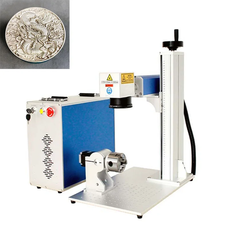 50W Enclosed Fiber Laser Marking Machine With Auto Focus For Anodized Aluminum Deep Metal Engraving Fine Detail B2B Supplier