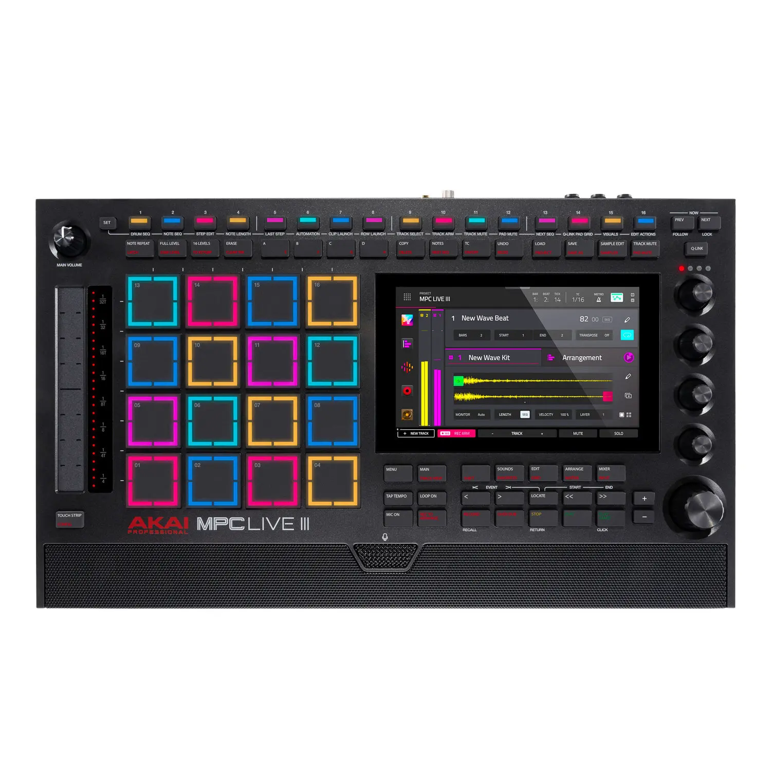 AKAI MPC LIVE III Portable Music Workstation MPE Percussion Pad