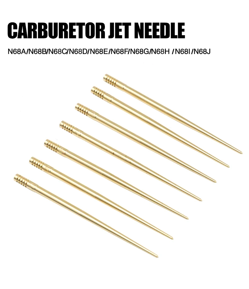 ZS MOTOS Copper 10pcs Carburetor Repair Needle Kit For Keihi Needles N427-68 For PWK 21-30mm KAWASAK KR250 Carburetor Needles