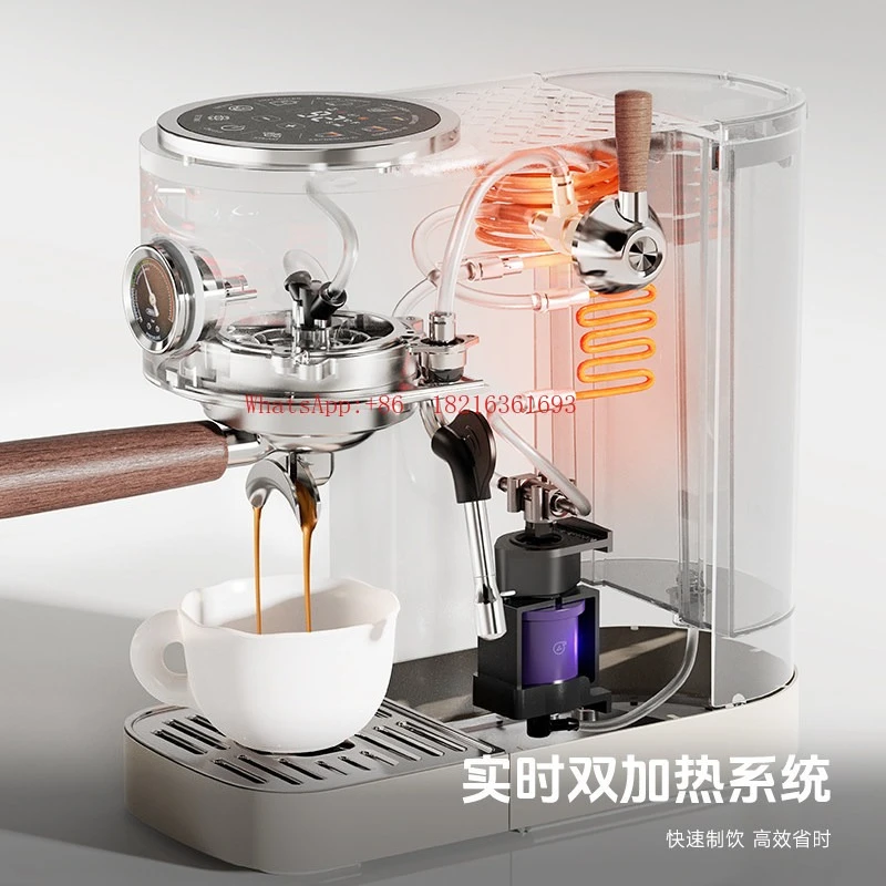 Semi Automatic Household Small Coffee Machine H13 Espresso Machine with Dual Heating