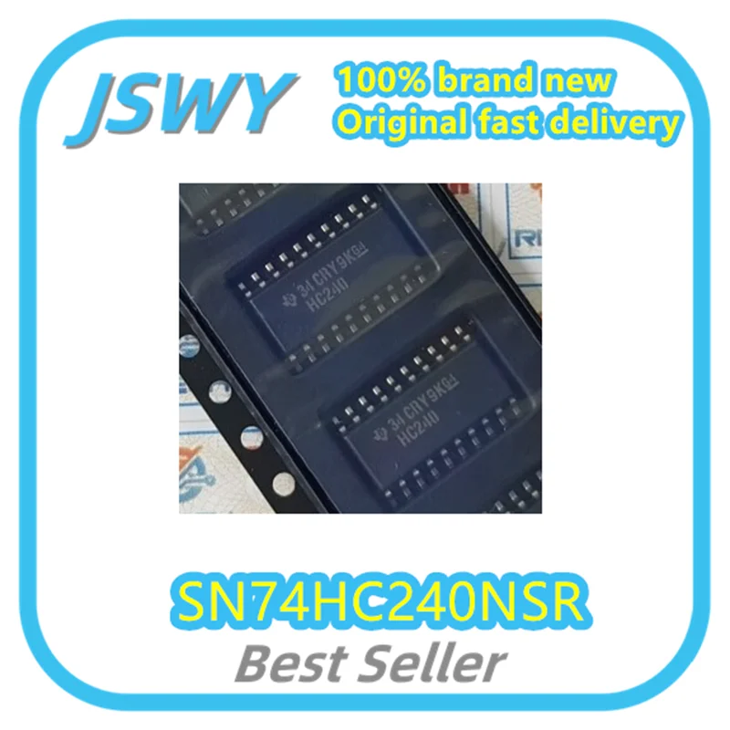

(10/50pcs) SN74HC240NSR Silkscreen HC240 SOP20-5.2 Counter Brand New Electronics Genuine