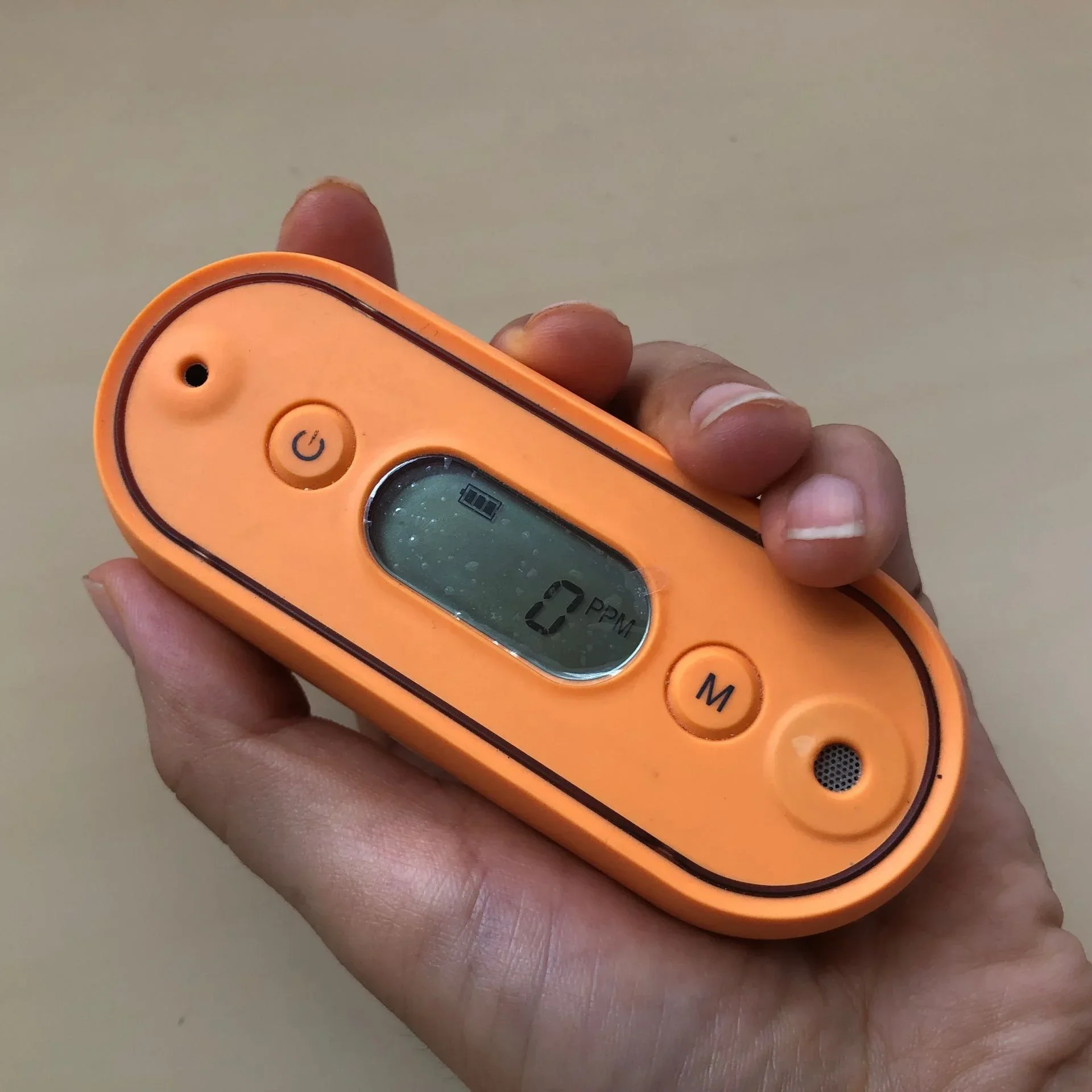 IP67 waterproof  3 alarm portable industrial single Carbon monoxide ,  Removable battery powered CO  alarm