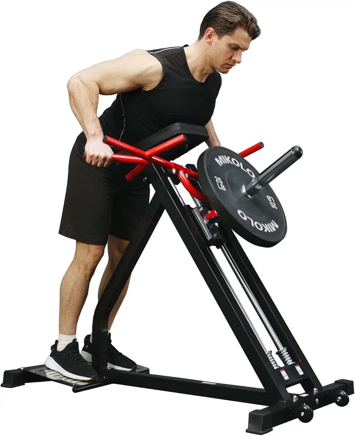 Home Gym Linear Row Plate Loaded Back Exercise Equipment