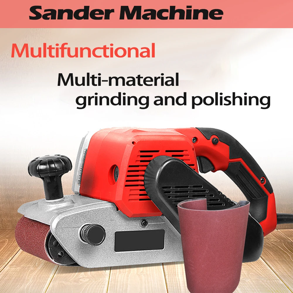 Electric Power Tools Wide Belt Sander Woodworking Sanding Machine Multi Tool Sander Saw