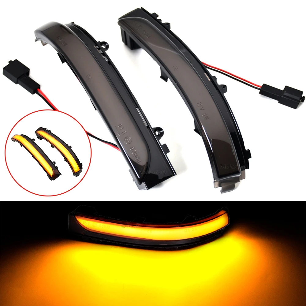 FOR VW Volkswagen GOL Saveiro Voyage FOX UP LED Dynamic Blinker Flowing Rearview Mirror Indicator Turn Signal Light