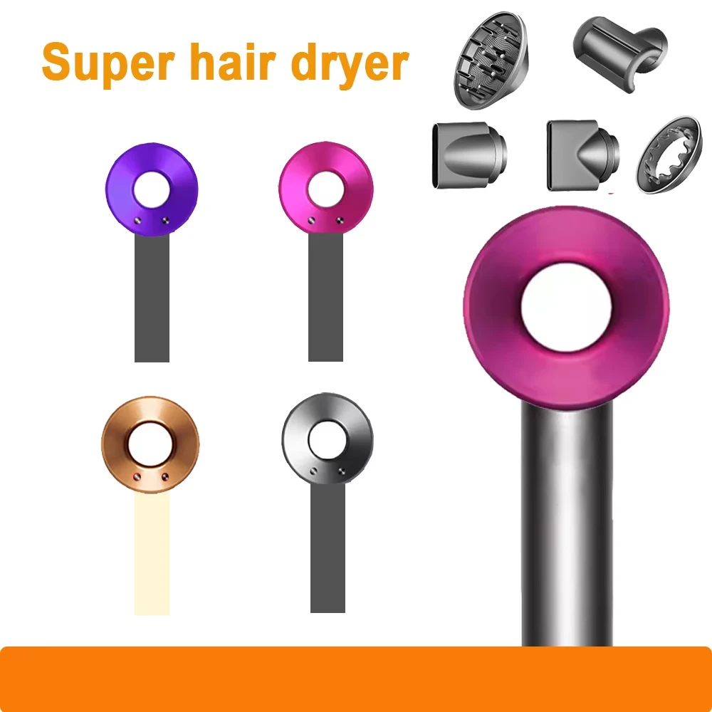 Super Fast Hair Dryer with Ionization Function 5 in 1, 220V, Professional Hair Care, 1600W, Powerful Fan, Salon Style