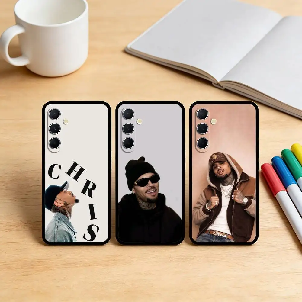 AAA C-Chris Brown 11   Phone Case For Samsung S25,S24,S21,S22,S23,S30,Ultra,S20,Plus,Fe,Note,10,9,5G Black Cover