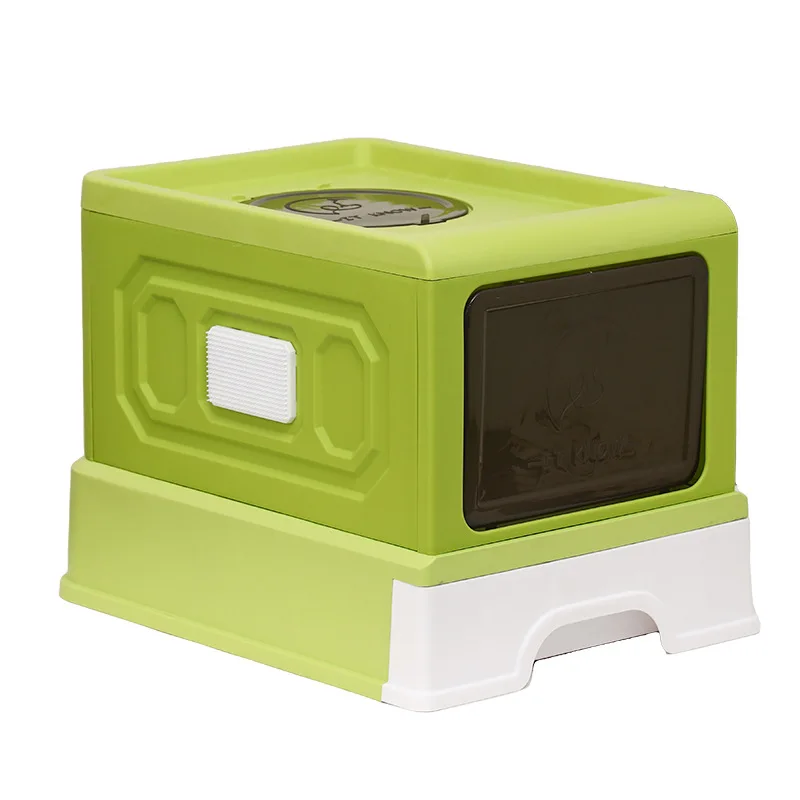 Large-size Fully Enclosed Drawer-style Cat Toilet Anti-spill Thickened Cat Litter Box With Fur Combing  pp Cat Toilet Bowl