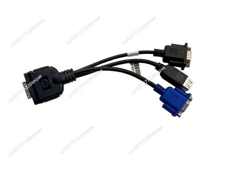 Original blade server adapter cable KVM cable serial port+USB+VGA 409496-001 416003-001 For C3000 C7000