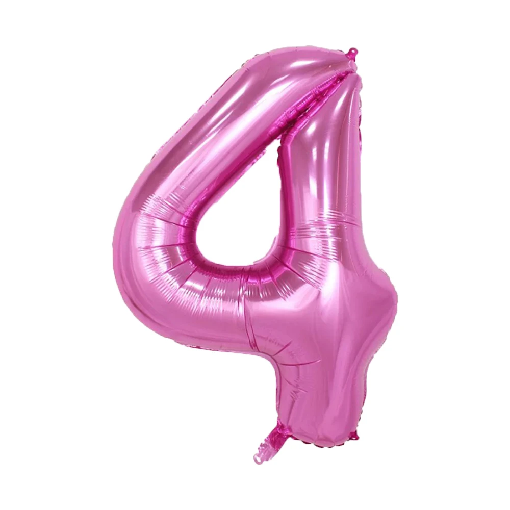 40 بوصة الوردي عدد احباط بالون 1 2 3 4 5 6 7 8 9 سنوات الرقمية Globos الأطفال حفلة عيد ميلاد الديكور استحمام الطفل لعبة أطفال