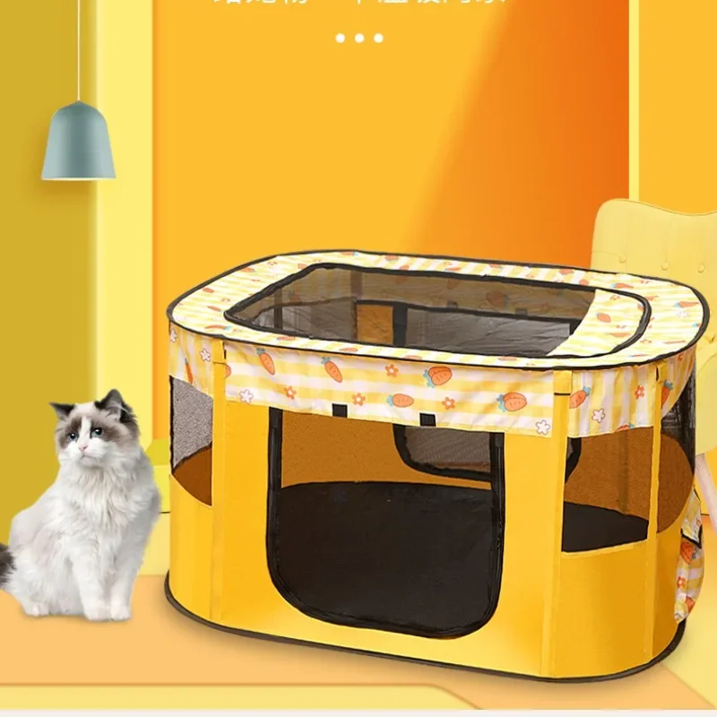 

Cat's House Cat Bed Dog House Indoor Pet for Beds Cats Folding Kitten Tent Rabbit Space To Take Care of Pets Basket