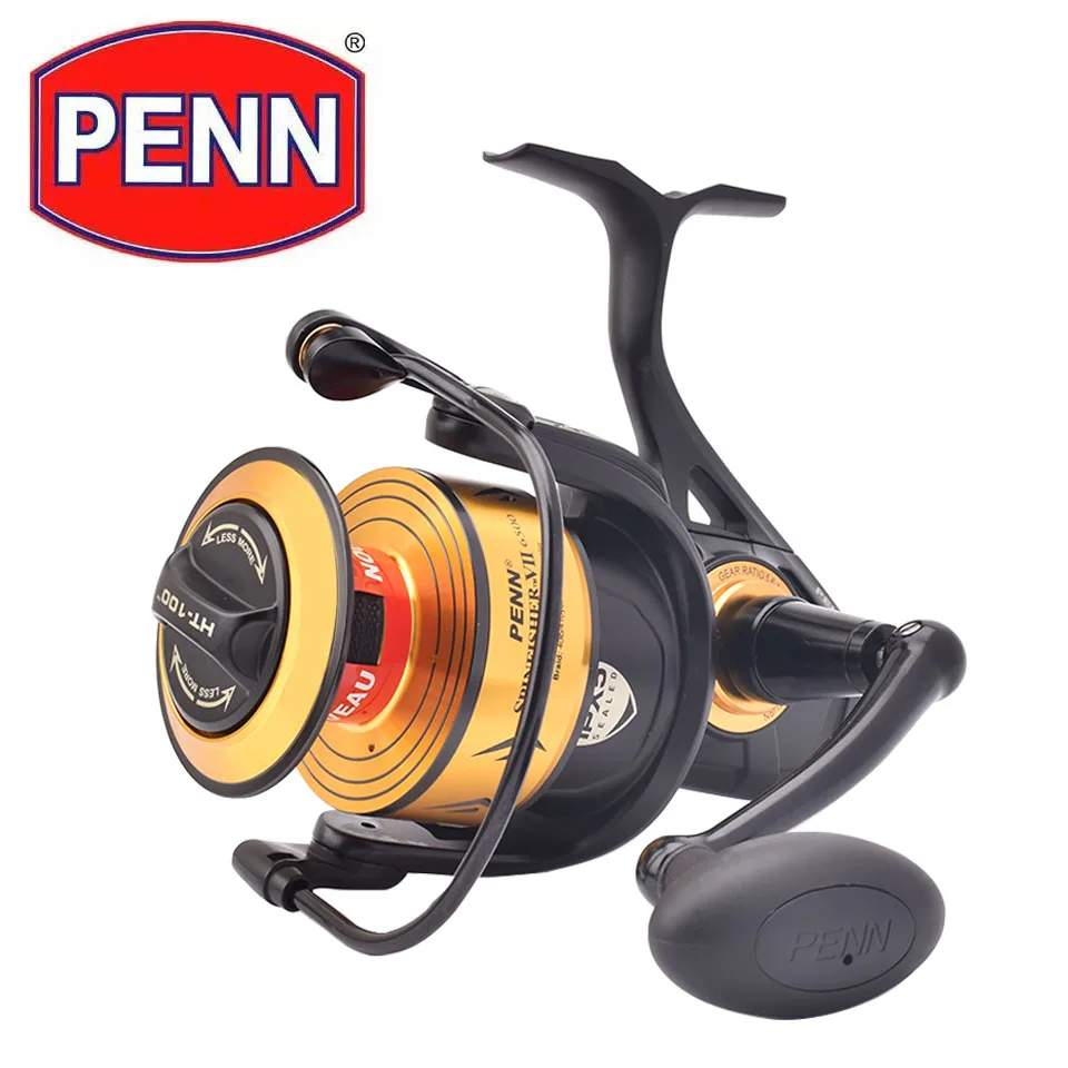 PENN SSVII Fishing reel 7500/8500/9500/10500 Corrosion protection Seawater spinning wheel Max 13kg 4.7:1/4.2:1 Sea Spinning Reel