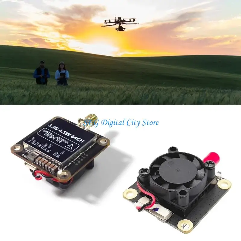 U75B FPV 3.3G 64CH /VRX FPV Wireless Picture Transmission Receiver And Transmitter