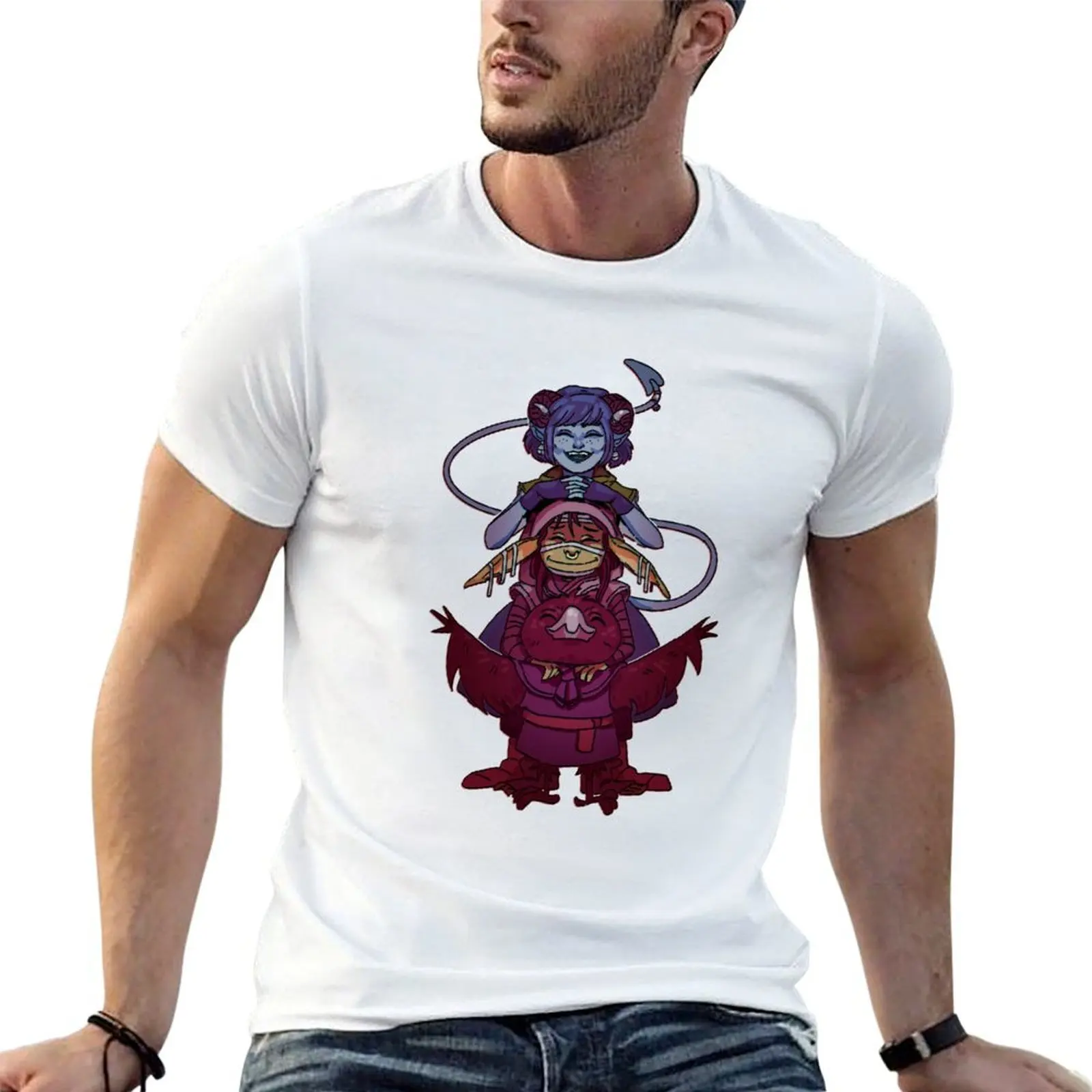 

Jester, Nott and Kiri T-Shirt funny t shirts man t shirts for man cotton men t shirt cotton 100% T-Shirt