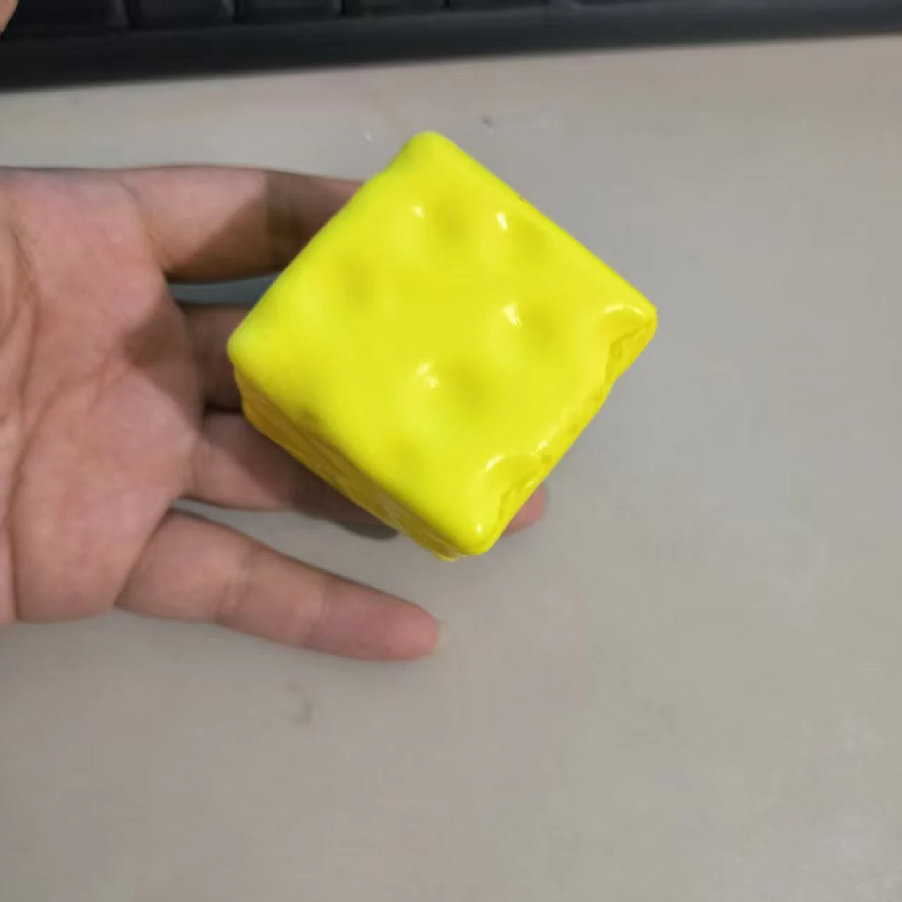 1/2/3/5 Stück Langsam Aufsteigende Riesen-Käse-Gummibärchen Super Weiche Quetschbare Kristallmasse Erwachsenenspielzeug zur Angstlinderung Geschenke – Detail 3