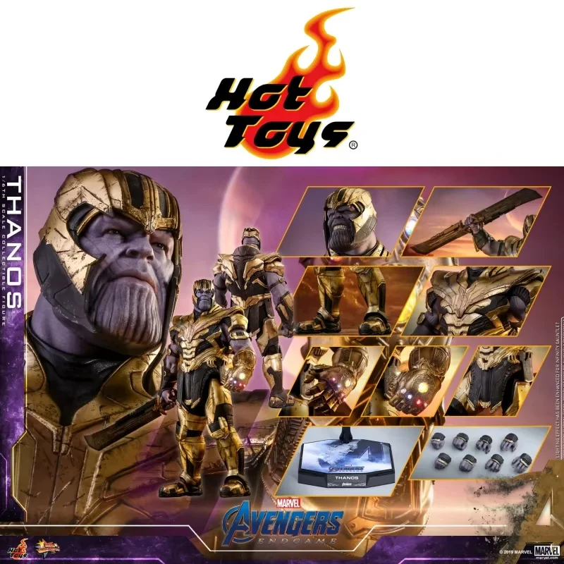 In Stock  Genuine HOTTOYS HT Marvel MMS529 Avengers 4 Thanos 3.0 Action Figure Model Toys Gifts