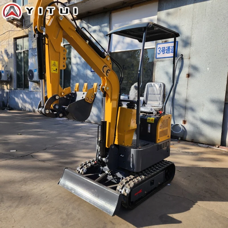 Miniescavadeira portátil de 1,2 toneladas (personalizada) Escavadeira rastreada para colocação de tubos de renovação interna em países da UE