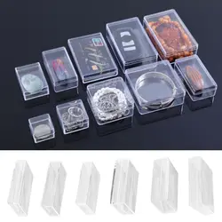 Thickened Rectangular Plastic Storage Box High Transparency Acrylic Food Gift Packaging Plant Landscaping Transparent Box