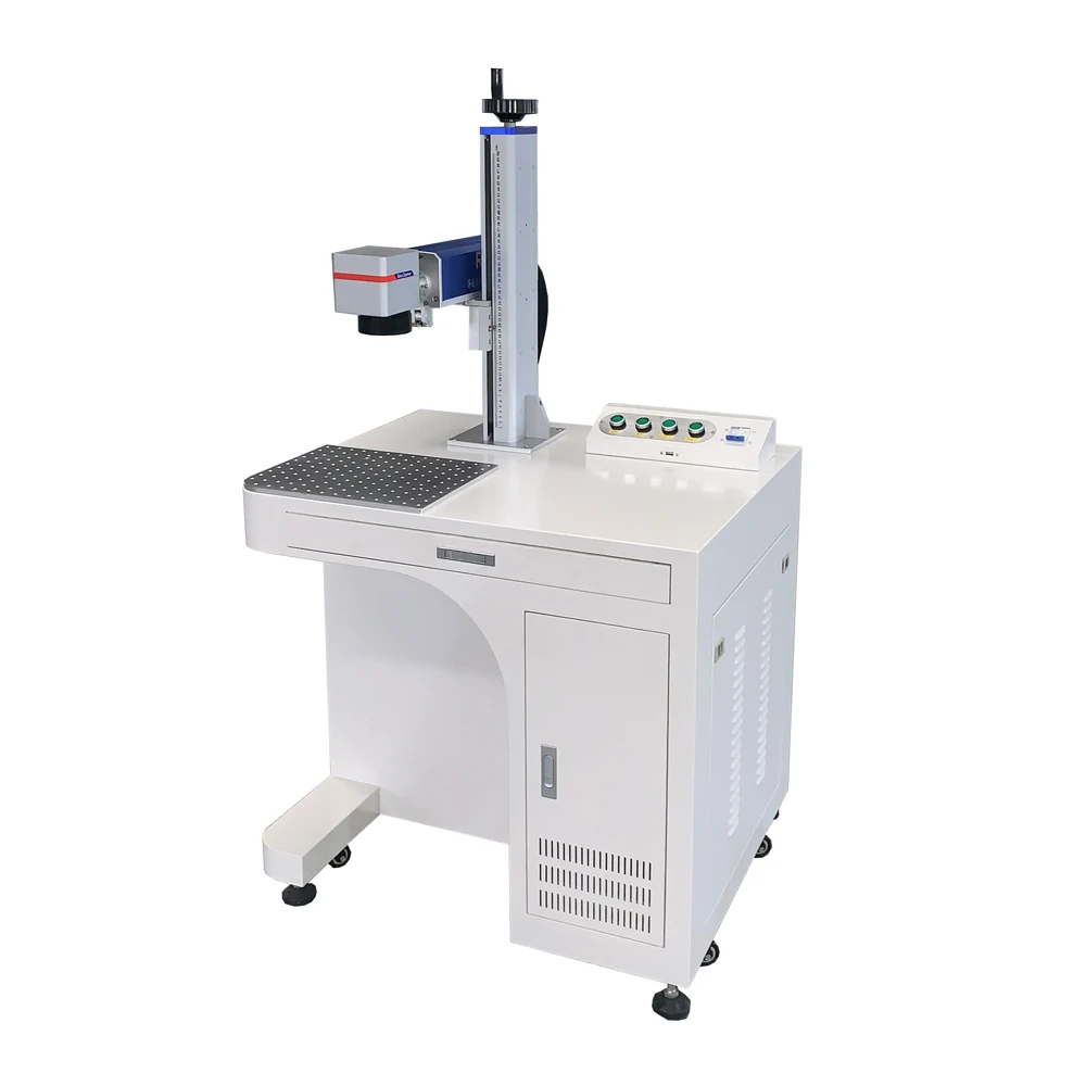 30W 50W Raycus Jpt Fiber Marker Optional Rotary Gold Steel Engraving Cutting Laser Marking Hine For Metal