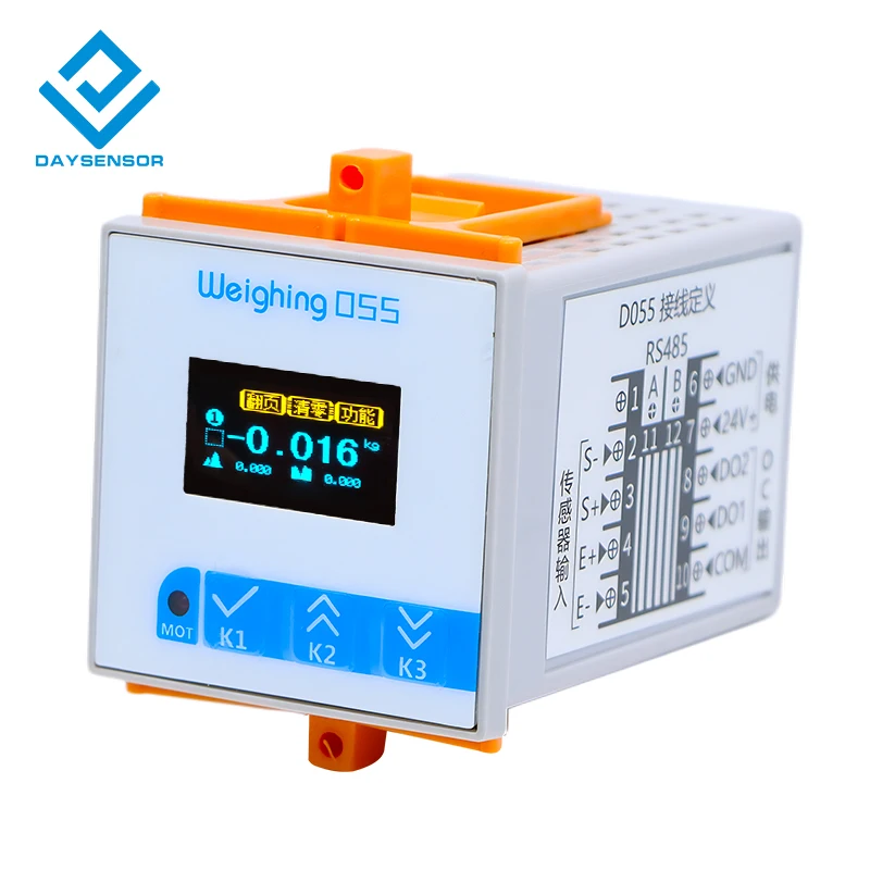 D055 force measurement quantitative control upper lower limits packaging machine load celle teste value meter