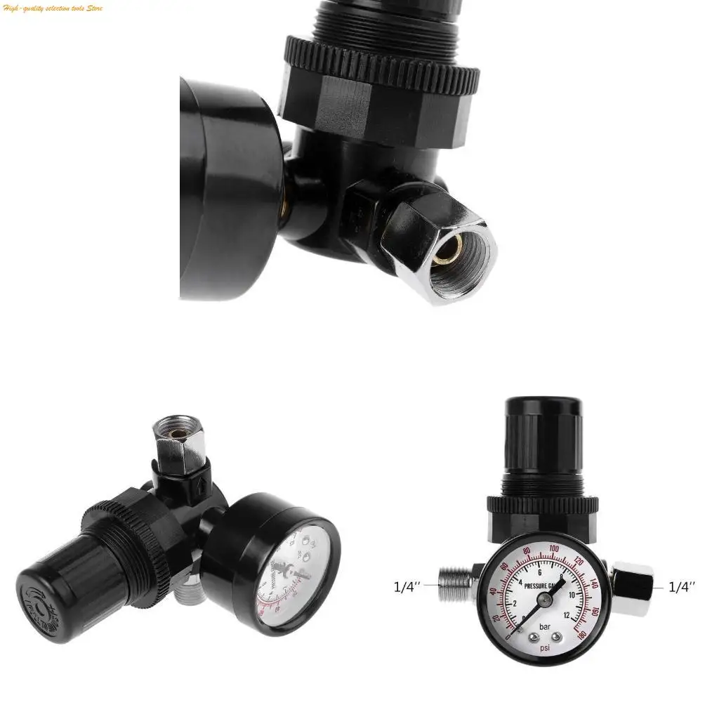 203F Air Pressure Regulator with Gauge Control Adjusting for Valve for Air