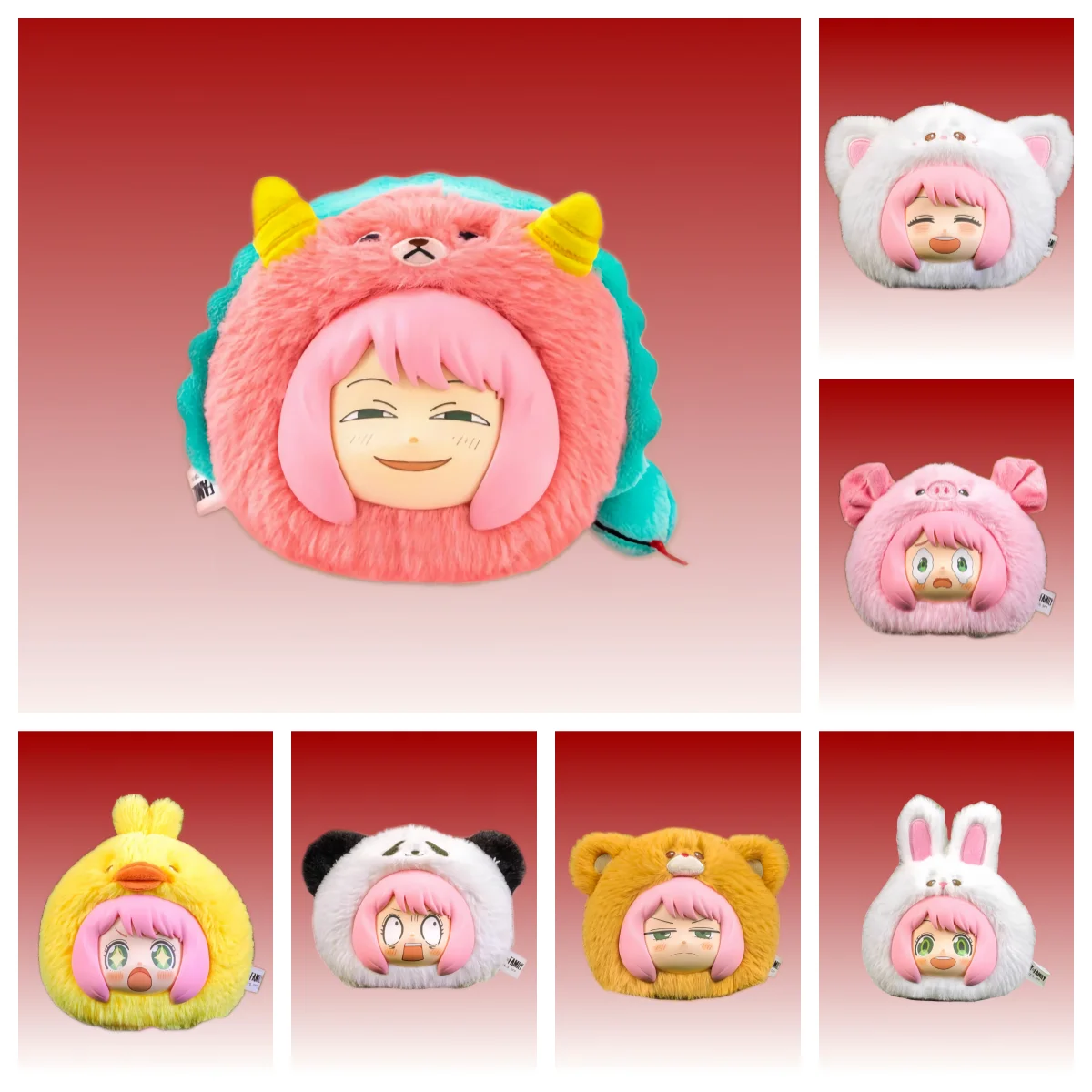 

In Stock Spy FAMILY Playing House Animal Party Series Vinyl Blind Box Anime Figure Pendants Dolls Decorative Toys Surrounding