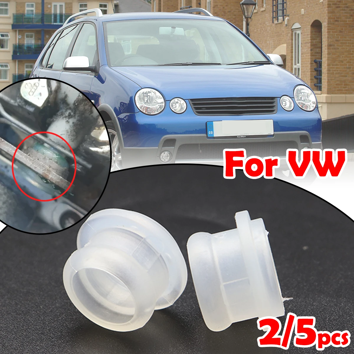 

MT Gear Shift Lever Cable Bushing Repair Kit For VW Jetta Polo Golf Gearbox Selector End Linkage Rubber Sleeve Car Accessories