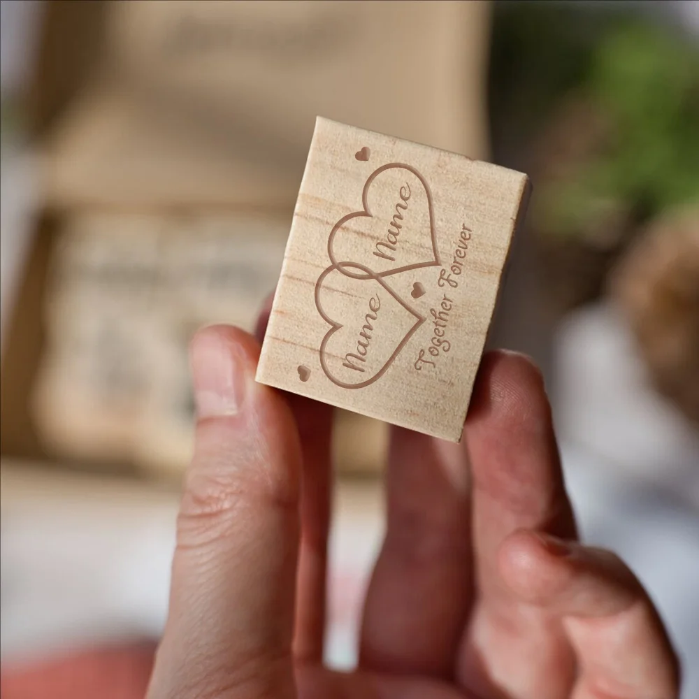 1PC New Personalized Name Wooden Stamp ldeal for Festive Occasions Custom Name Wooden Seal Provide Convenience for Perfecting Yo