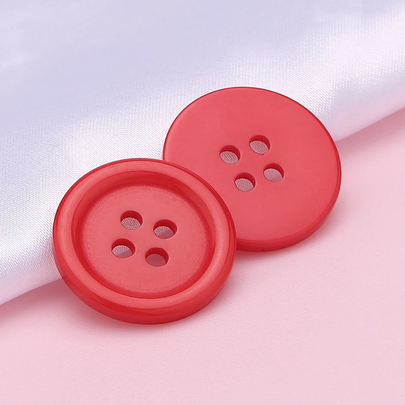 10pcs 9-30mm Round Resin Buttons For Handwork DIY Scrapbooking Crafts Sewing Accessories Clothing Garment Sweater Coat Supplies