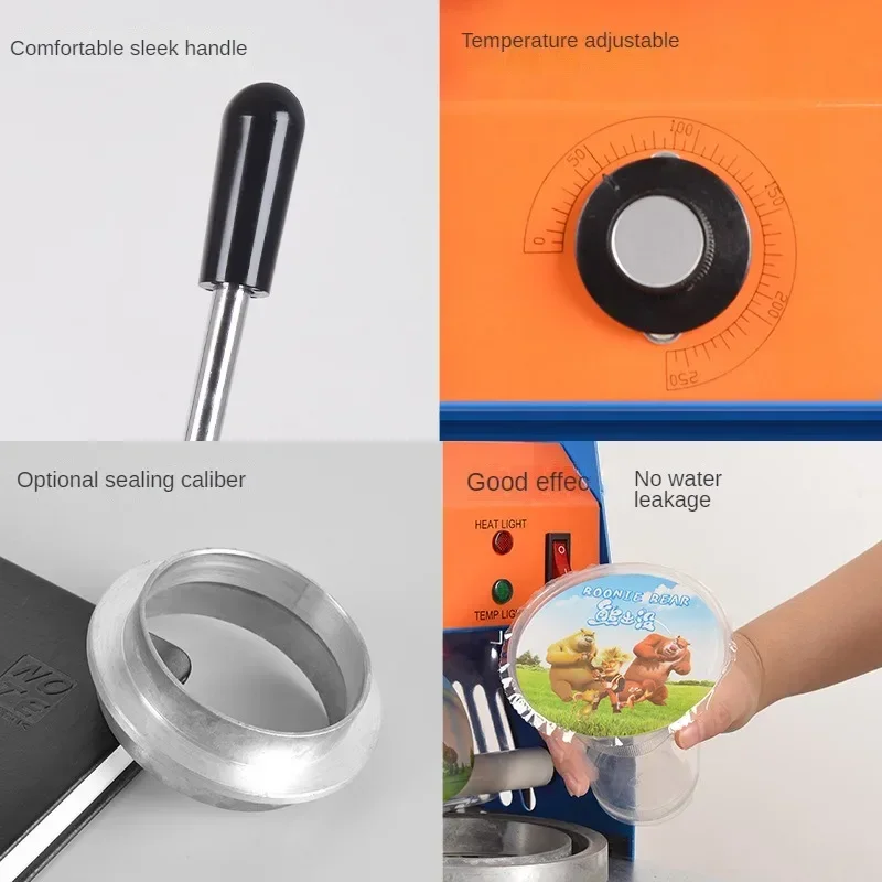 أكواب شاي الحليب، أكواب حليب الصويا، سدادة فراغية تجارية لختم الأفلام المضغوطة يدويًا لأكواب المشروبات، وما إلى ذلك. #3