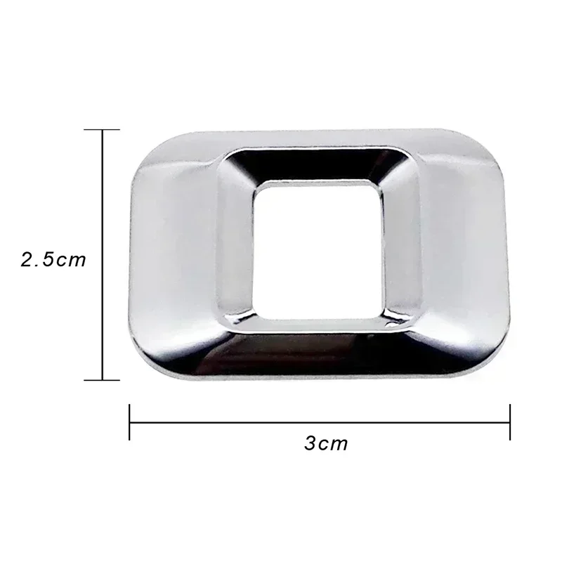 ثلاثية الأبعاد سيارة الخلفية شارة مربع خلفي رقم رسالة ملصق مائي الديكور لمرسيدس بنز ML450 ML500 ML550 تعديل الملحقات #5