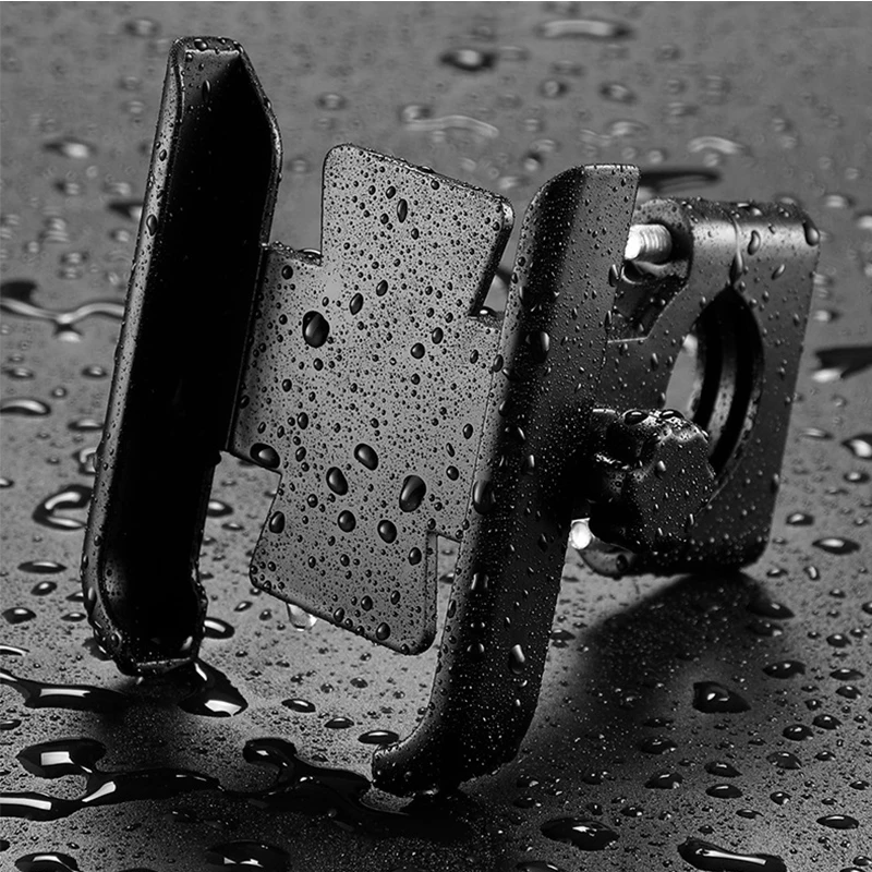 

360° Rotatable Phone Holder Universal Bicycle Motorcycle Handlebar Mount Scooter Rearview Mirror Bracket Cycling Accessories