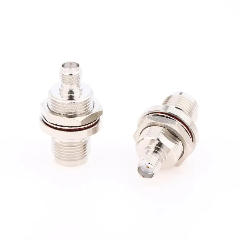 TNC Female To SMA Female Jack RF Coaxial Adapter TNC/SMA-KKY-3 TNC To SMA Female Adapter Bulkhead Mount Connector