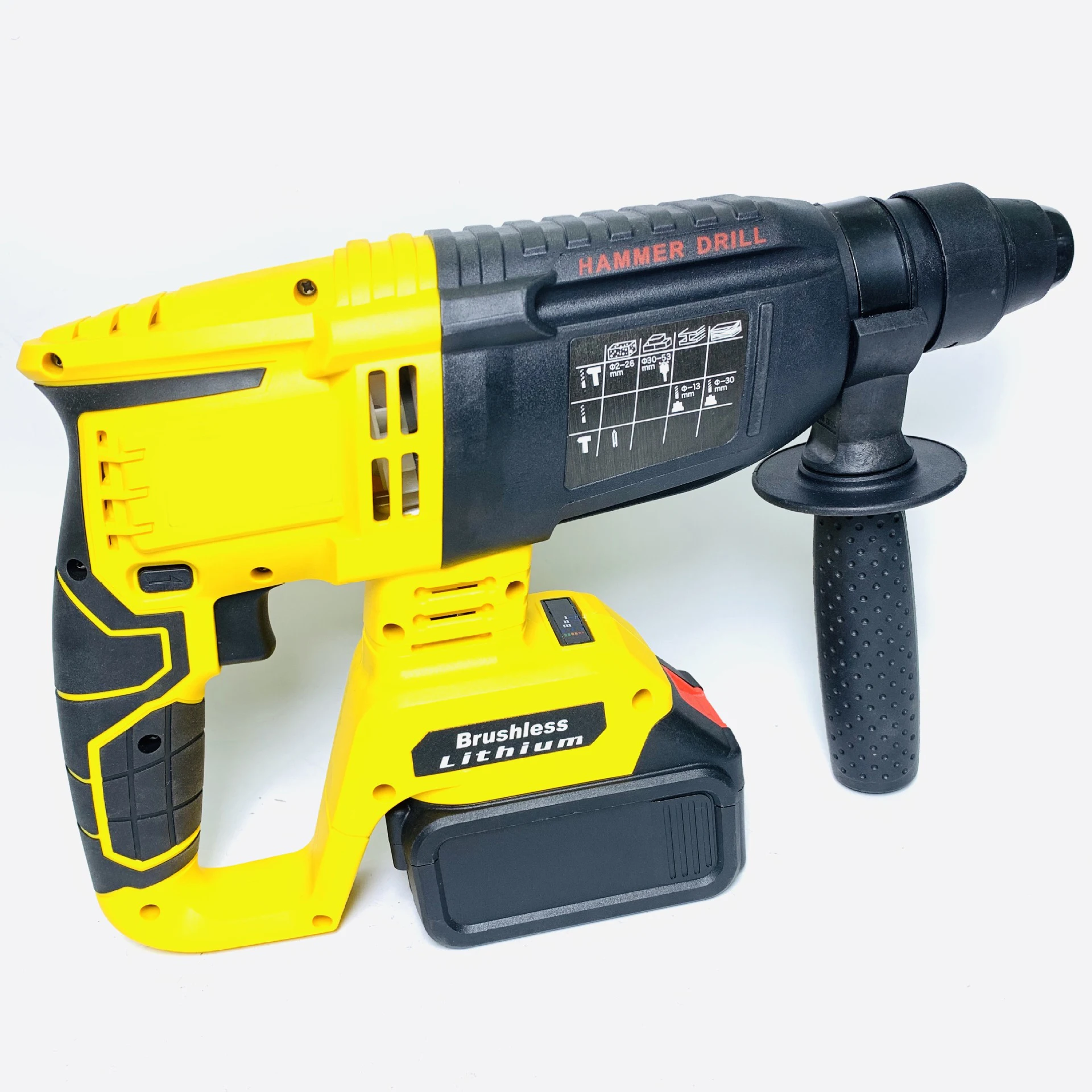 3PC Professional 21V Cordless Power Tools Combo Set With Brushless Motor Power Hammer Drills Battery Powered