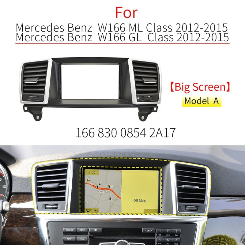 

Car Center Dash Air Vents Outlet For Mercedes Benz W166 ML GL Class 2012-2015 GL350 ML400