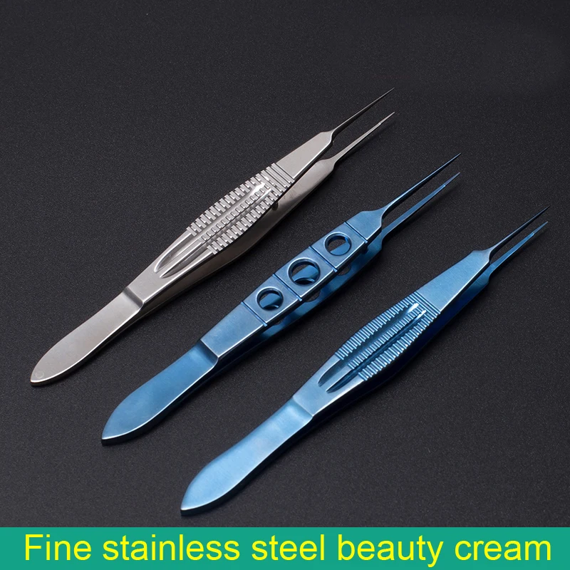 Eyelid instruments, double eyelid tools, microsurgery / platform with teeth, beauty care makeup tools / accessories, tweezers