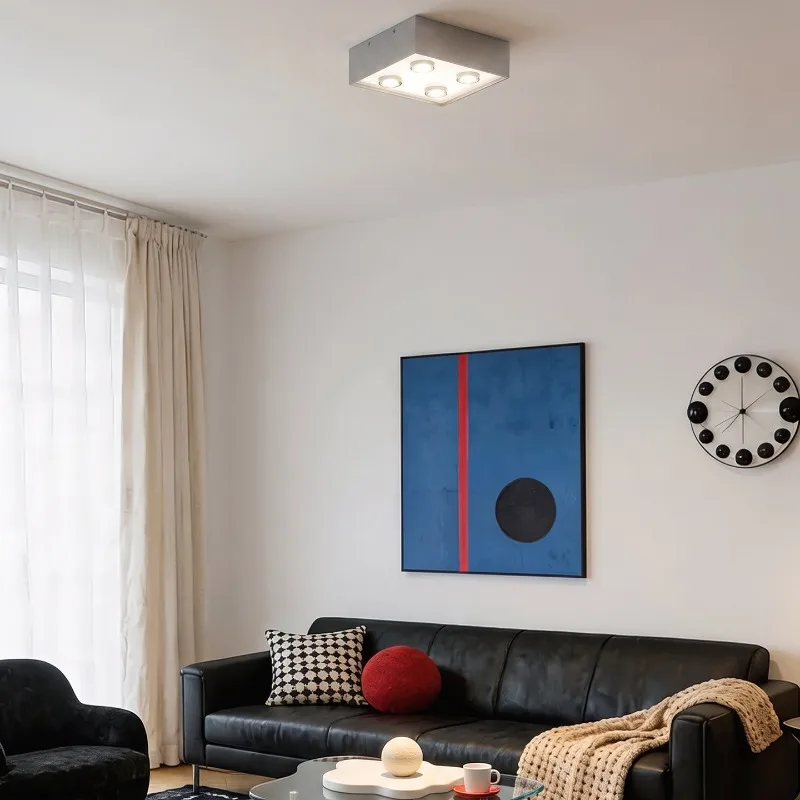 mounted gall lamp, four-head stainless steel tube shot integrated, ultra-thin, anti-glare, non-opening industrial wind without m