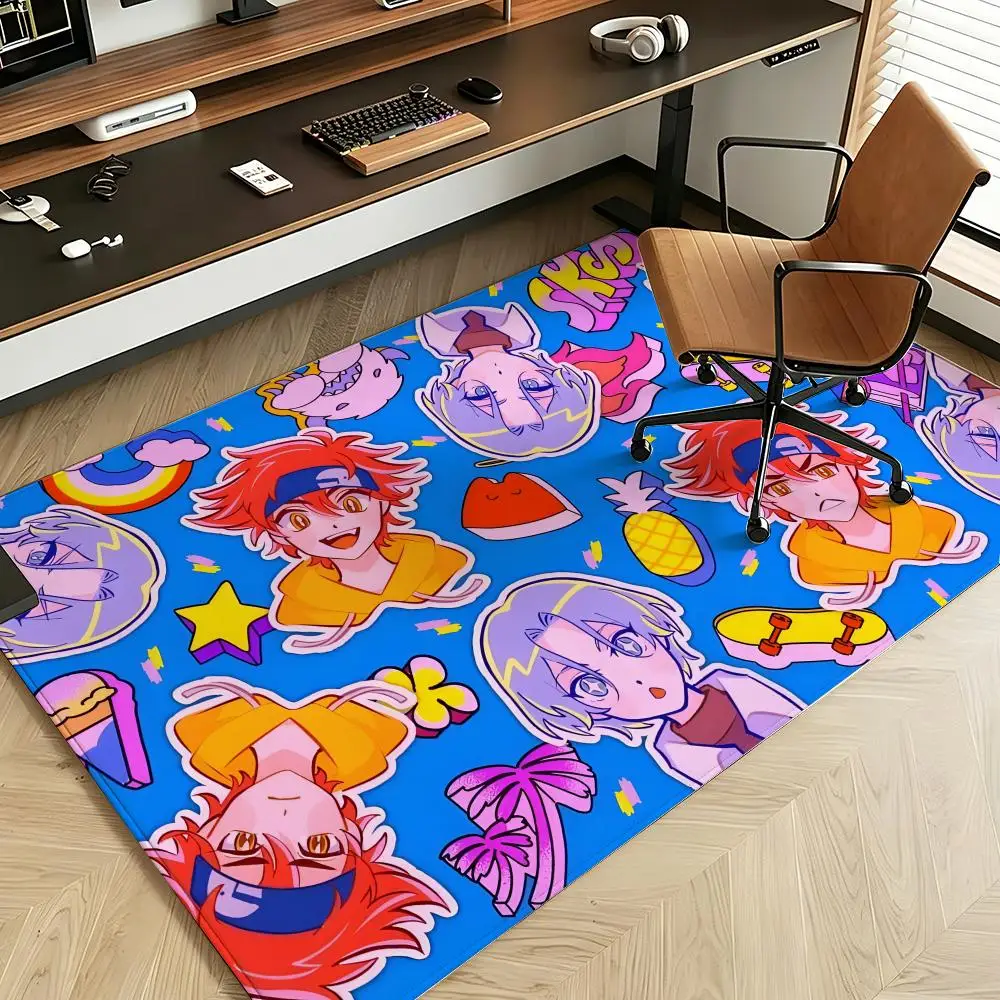 Anime S-SK8 t-the I-Infinity Floor Mat Soft Flannel Floor Mat  Suitable for Entryways, Living Rooms, Bedrooms, and Bathrooms