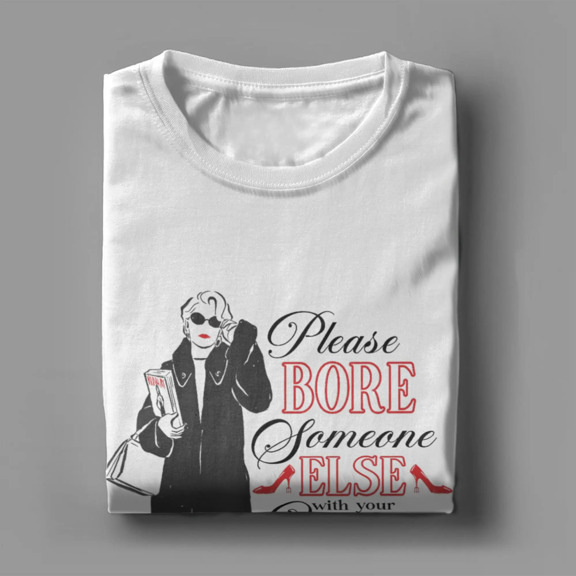 Miranda Sassy Quote T Shirt for Men Cotton Awesome T-Shirt O Neck  Tees Short Sleeve Clothing Graphic
