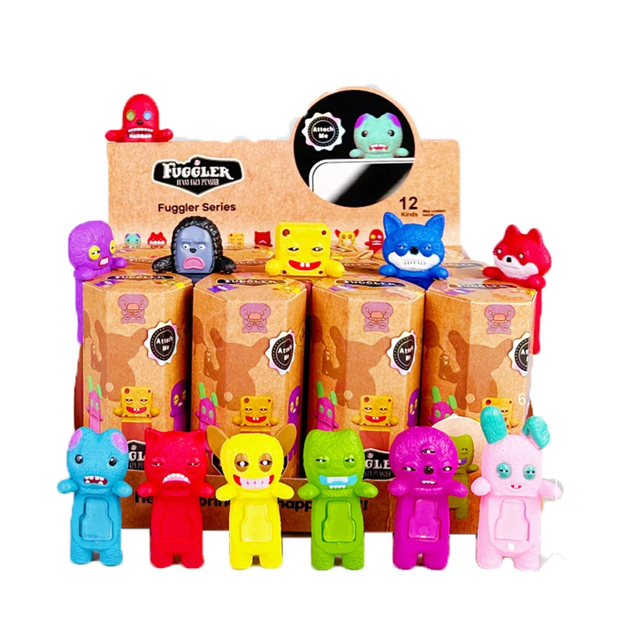 

Fuggler Funny Ugly Monster Series слепая коробка милая аниме модель куклы детская коробка-сюрприз подарок украшение рабочего стола игрушки мини-фигурка