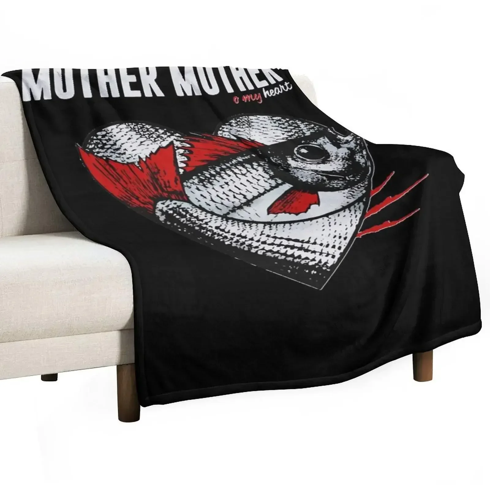 

Mother-Band-Funny Throw Blanket Machine Washable Soft Warm Blanket